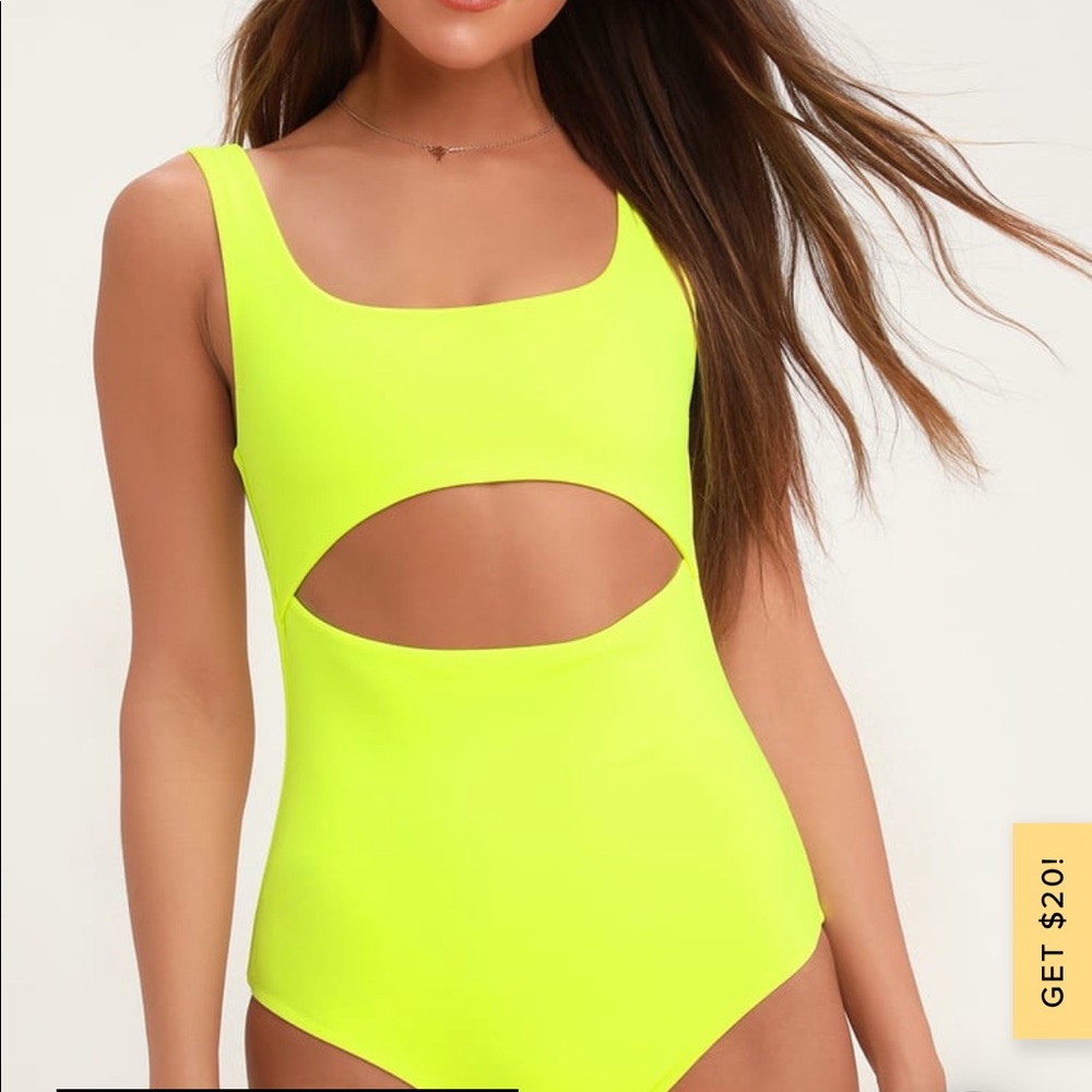 Neon cut out one piece